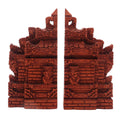 Handmade Wood Bookends Gapura Gaze Indonesia