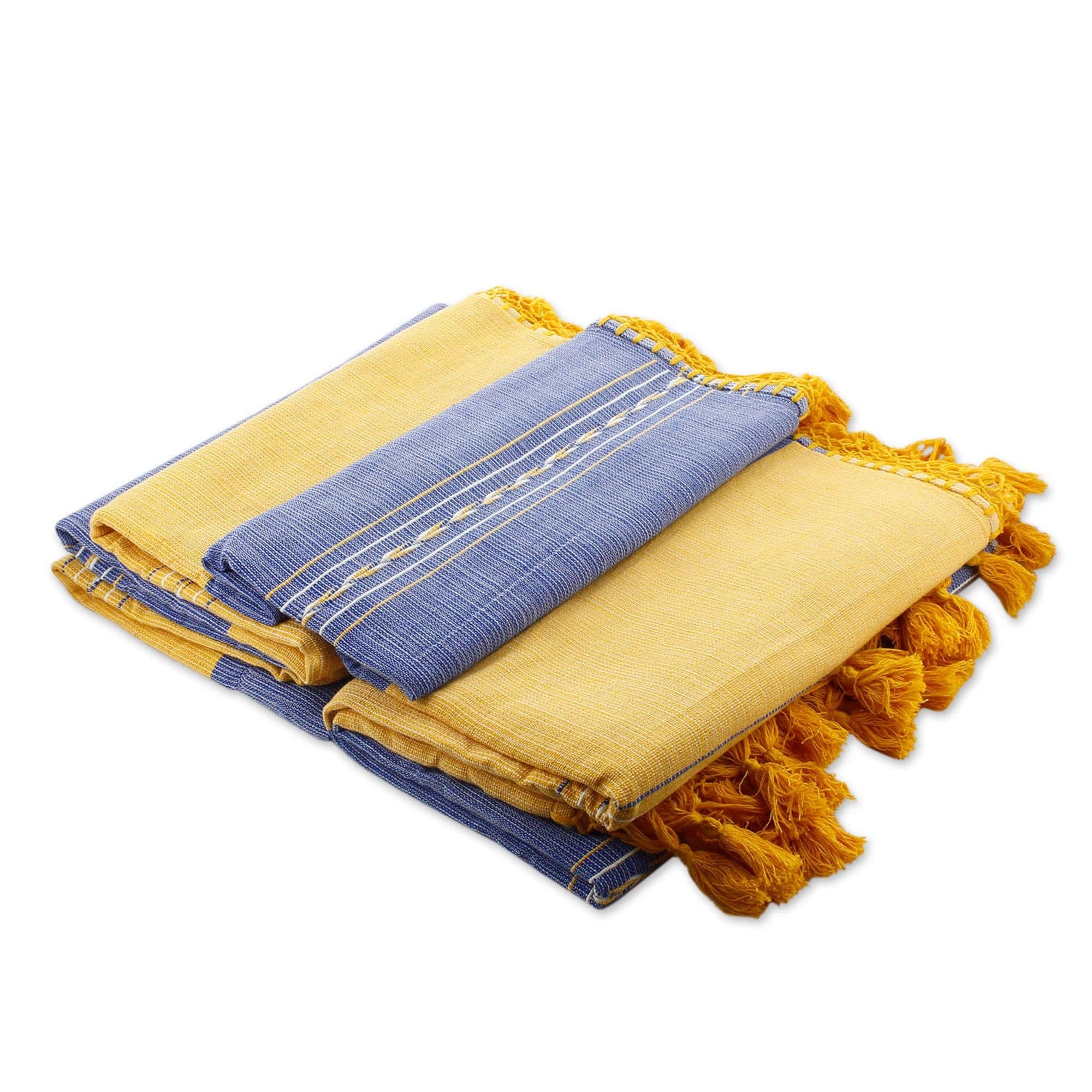 Handmade Zapotec Cotton Oaxaca Morn Bedspread King Mexico