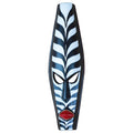 Handmade Zebra Face African Wood Mask Ghana