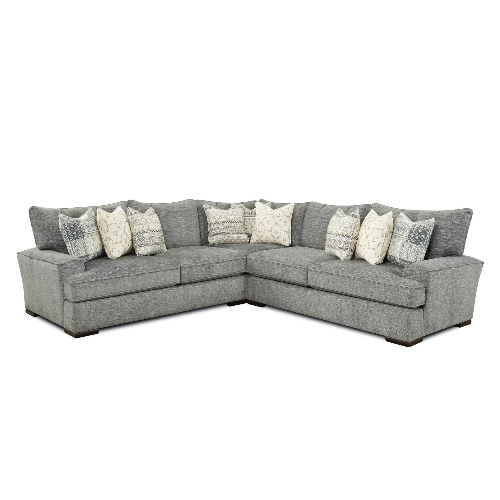 Handwoven Slate Sectional