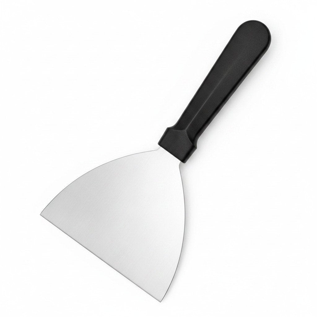 Handy Housewares 10 Inch Heavy Duty Stainless Steel Grill Scraper Flat Top Griddle Cleaning Tool
