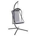 Hanging Egg Chair Wth Stand Patio Hammock Swing Chair With Water Uv Resistant Cushion For Bedroom Balcony Garden Indoor Outdoor