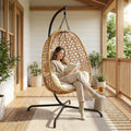 Hanging Egg Chair Wth Stand With Cushion Sofa Set