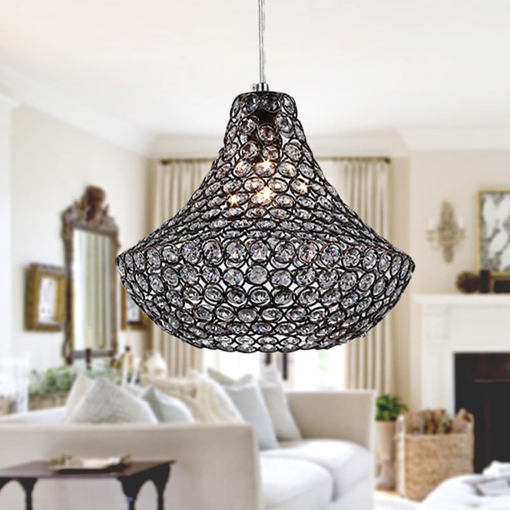 Hannah 1 Light Antique 12 Inch Pendant Lamp