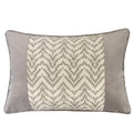 Hannah Chevron Bow Throw Pillow 14 X20