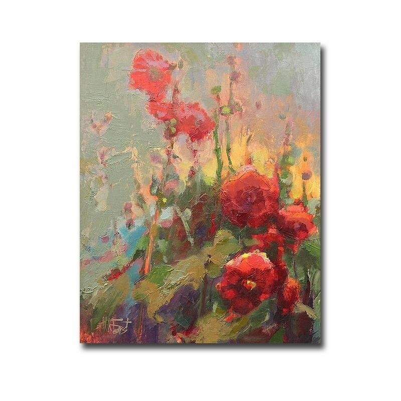 Hannahs Cherry Bomb By Beth A. Forst Gallery Wrapped Canvas Giclee Art 20 In X 16 In