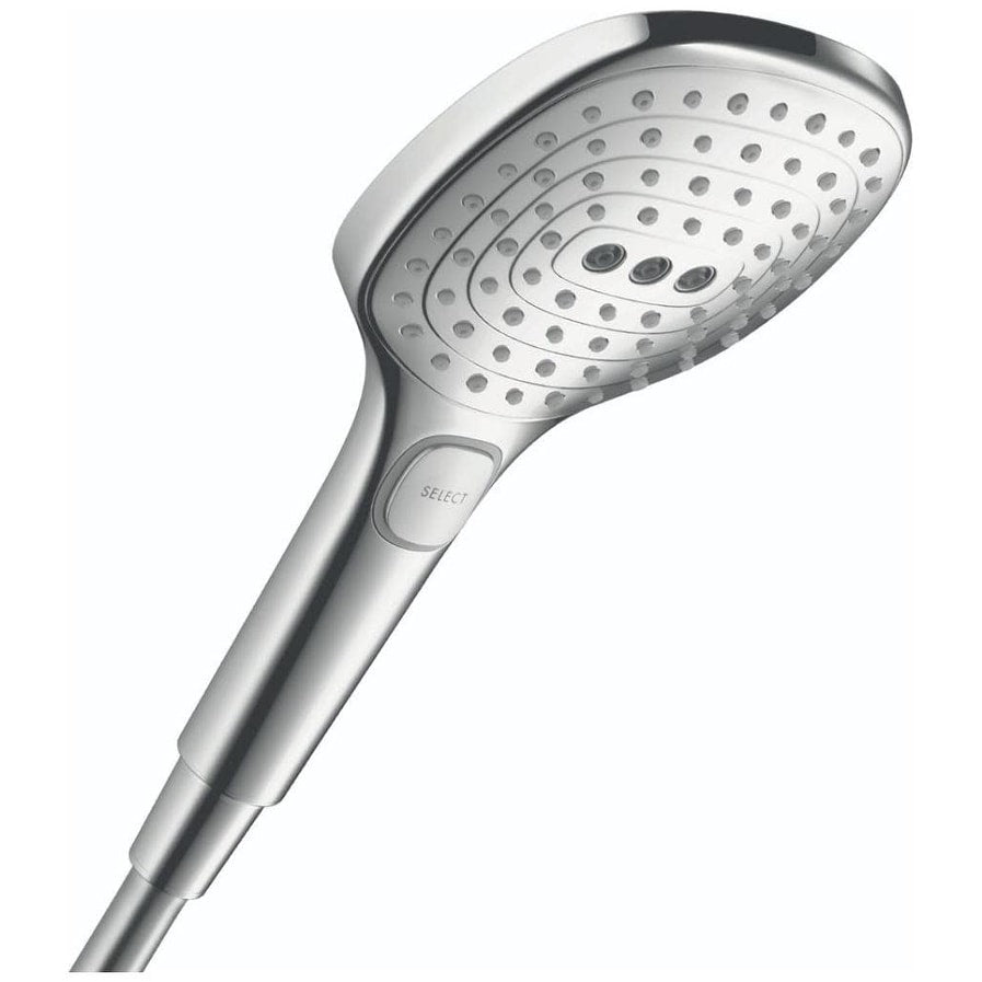 Hansgrohe 26521 Raindance Select E 2.5 Gpm Multi Function Handshower With Select Air Power And Quick Clean Technologies