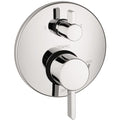 Hansgrohe 4447 S Pressure Balanced Valve Trim With Integrated Diverter Less Valve