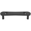 Hapny Home H557 Horizon 4 Center To Center Solid Metal Designer Flat