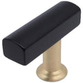 Hapny Home M30 Split Mod 1 3 4 Long Solid Metal Luxury Offset T Bar