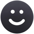 Hapny Home Sm 25 Smiley 1 1 2 Round Luxury Designer Solid Metal Emoji