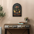 Happy Halloween Canvas Print With Led Lights