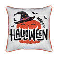 Happy Halloween Pumpkin Witch Throw Pillow Set Of 2 20X20 Inch