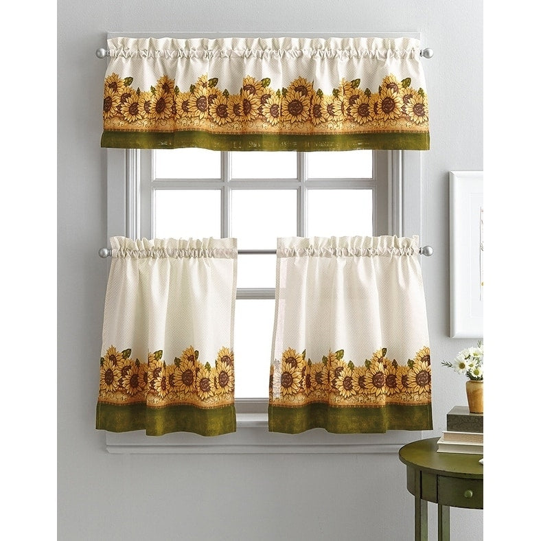Happy Sunflower Garden Kitchen Tier Set 36 In. 3 Pc Set