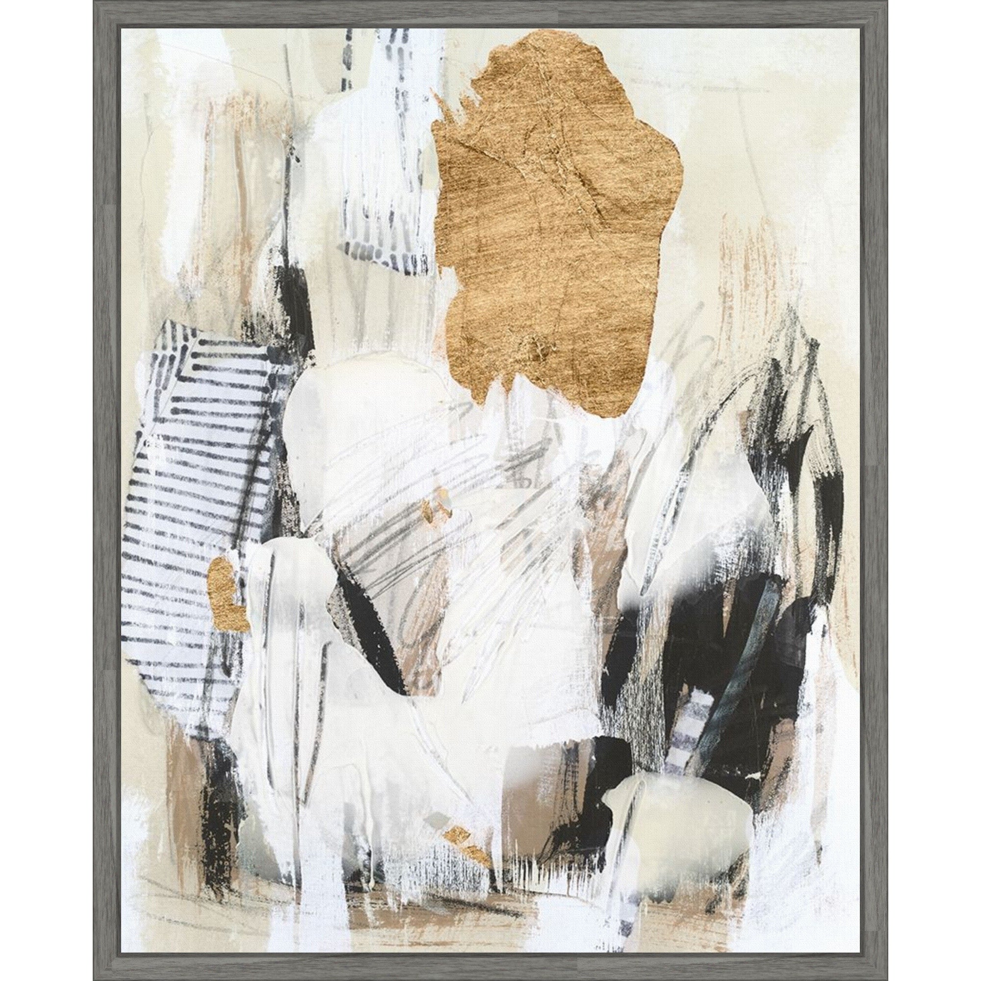 Haptic Fresco I By June Erica Vess Framed Canvas Wall Art Print
