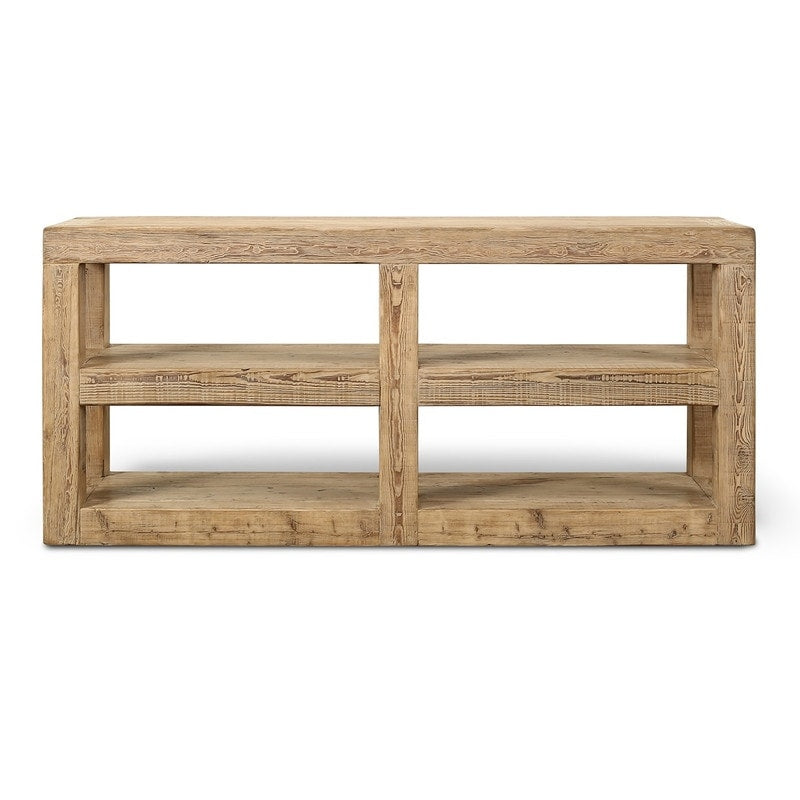 Harbor Beam Shelf Console Weathered Natural 71