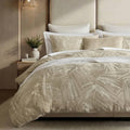 Harbor House Coastal Leaves 3 Piece Cotton Duvet Set