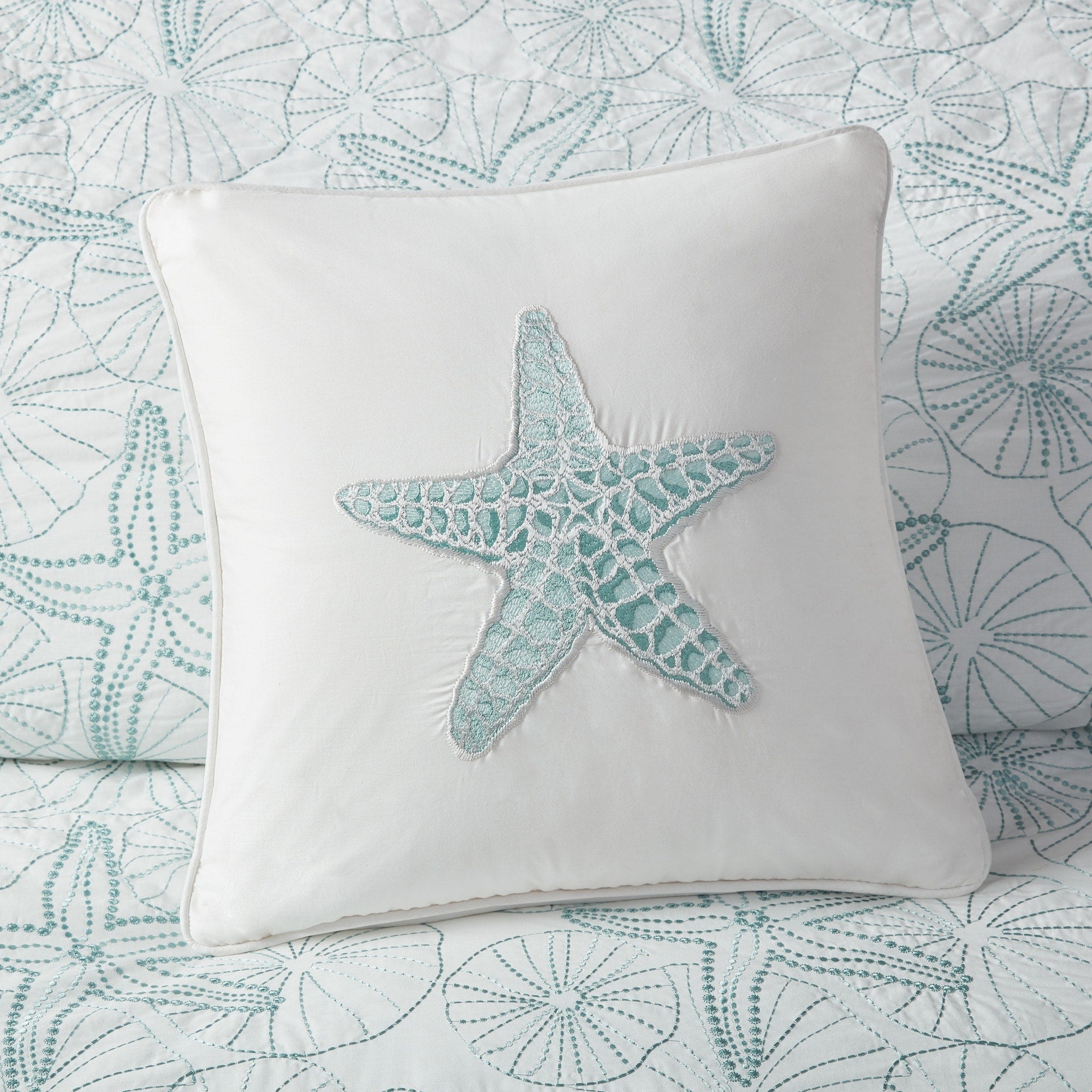Harbor House Maya Bay Cotton Square Throw Pillow
