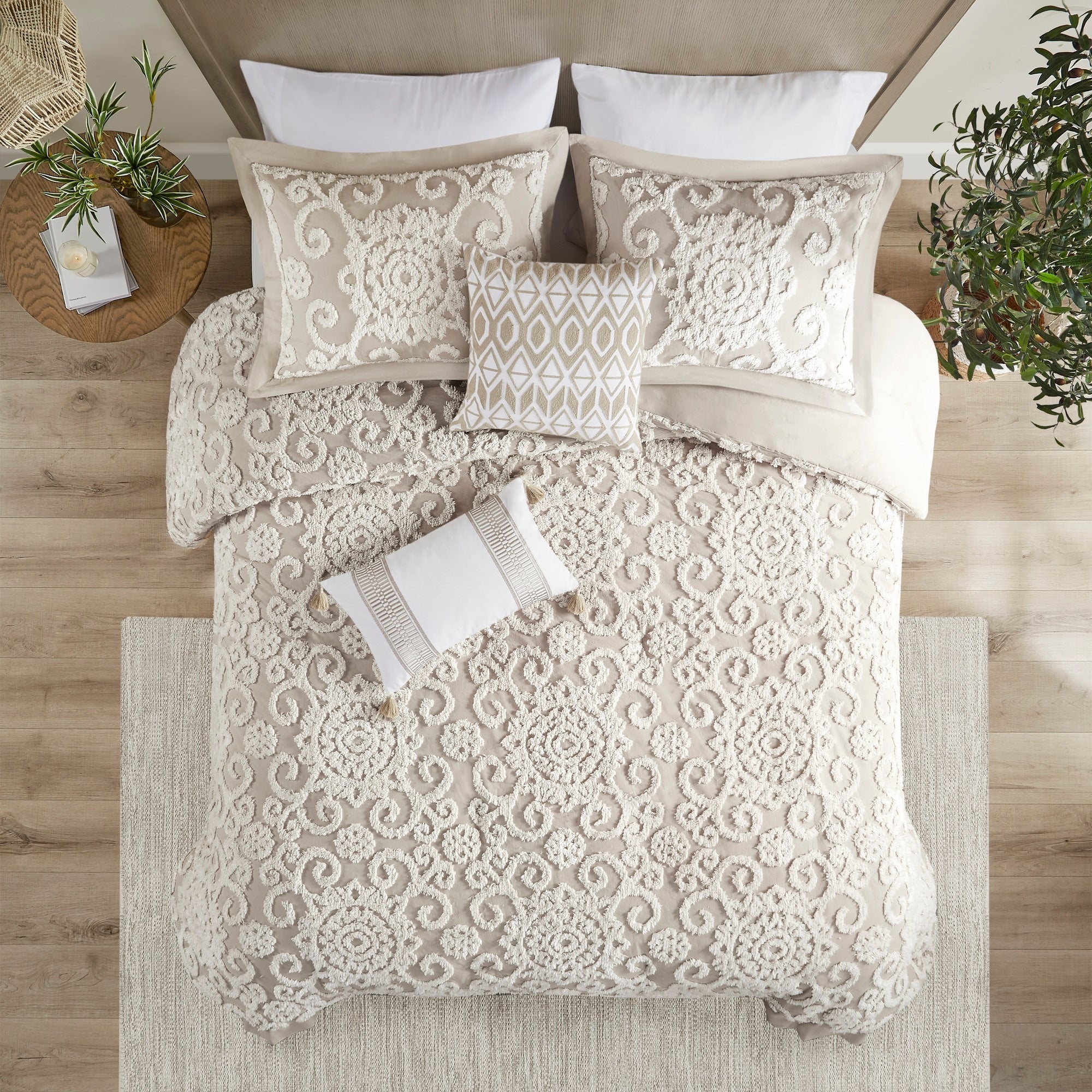 Harbor House Suzanna Cotton Duvet 3 Pieces Set 2 Color Option