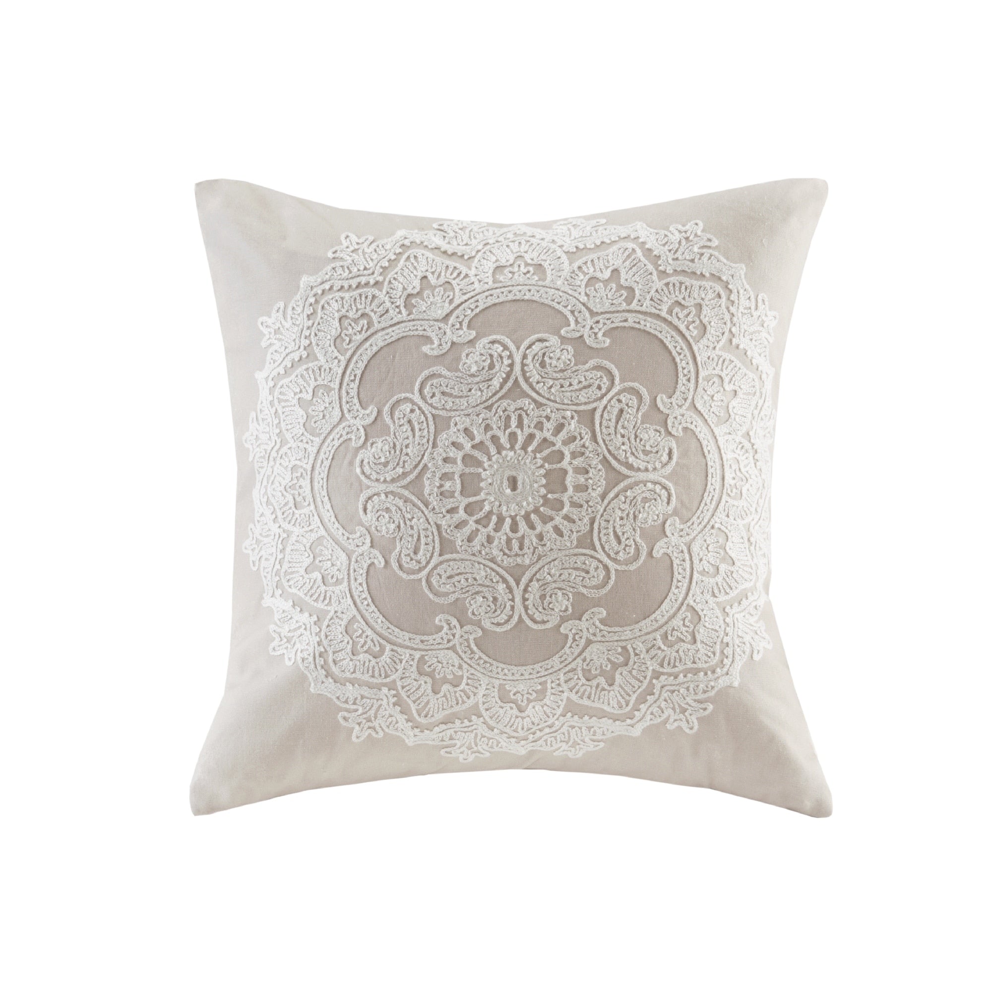 Harbor House Suzanna Taupe Square Pillow