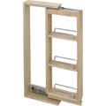 Hardware Resources Wfpo330 30 Inch Tall 3 Inch Wide Base Filler Pull Out Organiz Natural