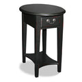 Hardwood Oval Side Table