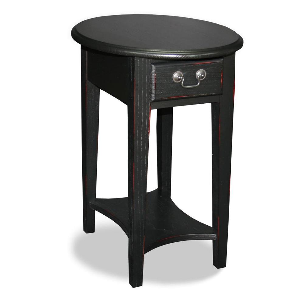 Hardwood Oval Side Table