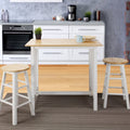 Hardwood Top 3 Piece Pub Style Breakfast Set