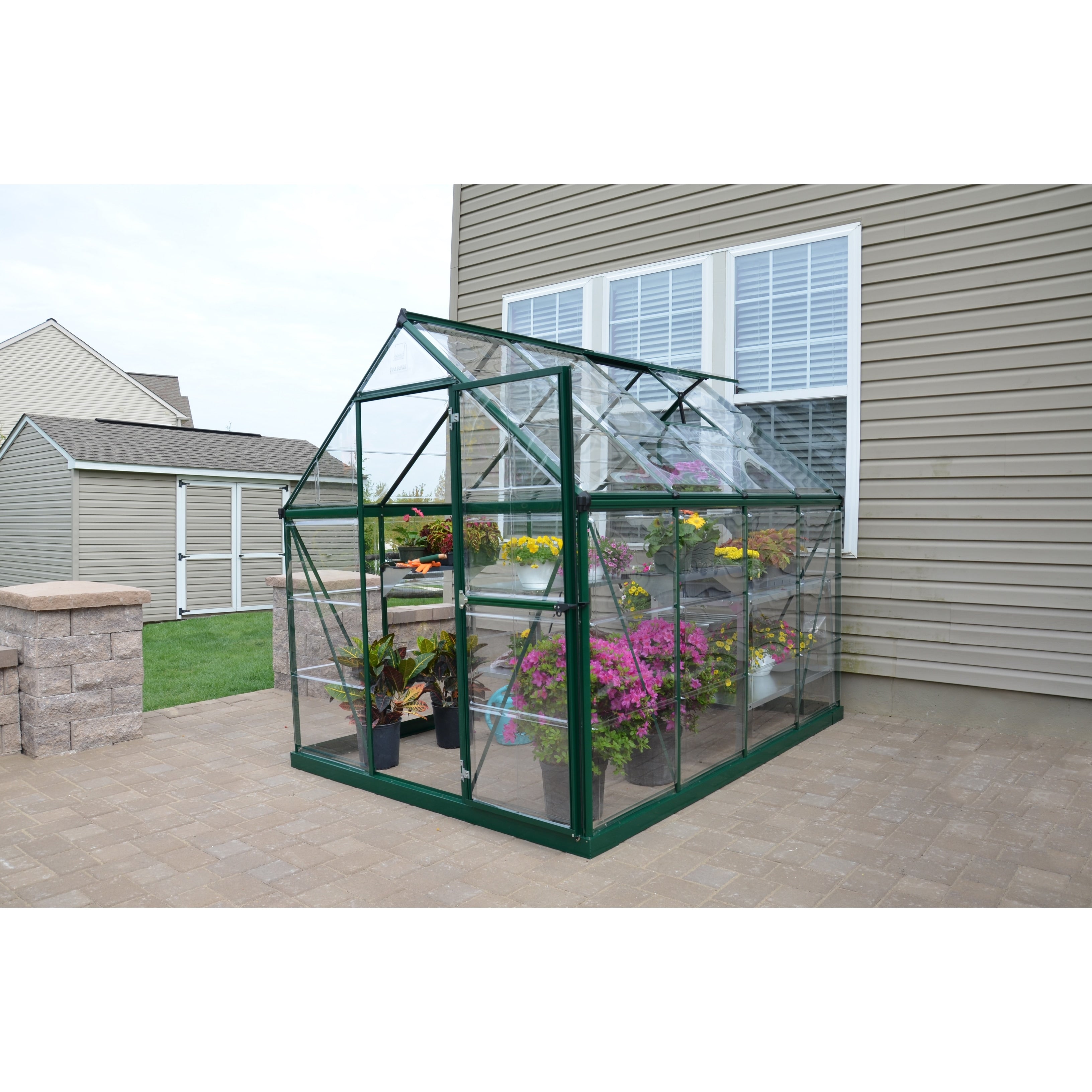 Palram Harmony 6Ft. X 8Ft. Greenhouse