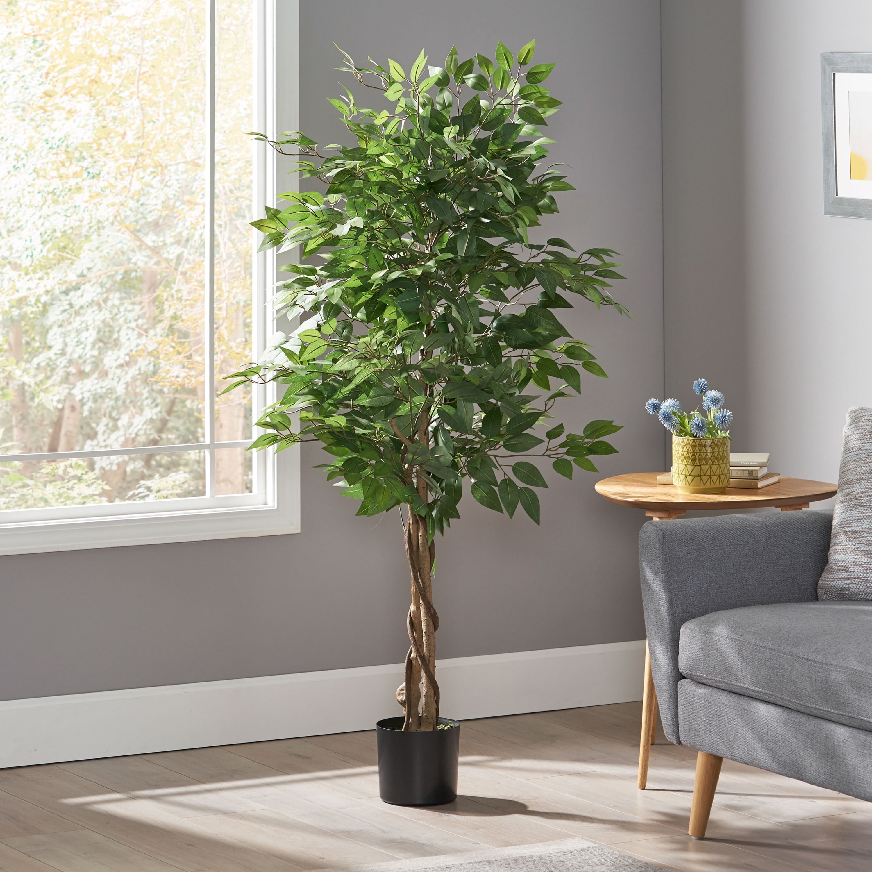 Harney Indoor Artificial Ficus Tree By Christopher Knight Home