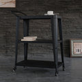 Harold 3 Tiered Industial Mobile Metal Bar Dining Cart