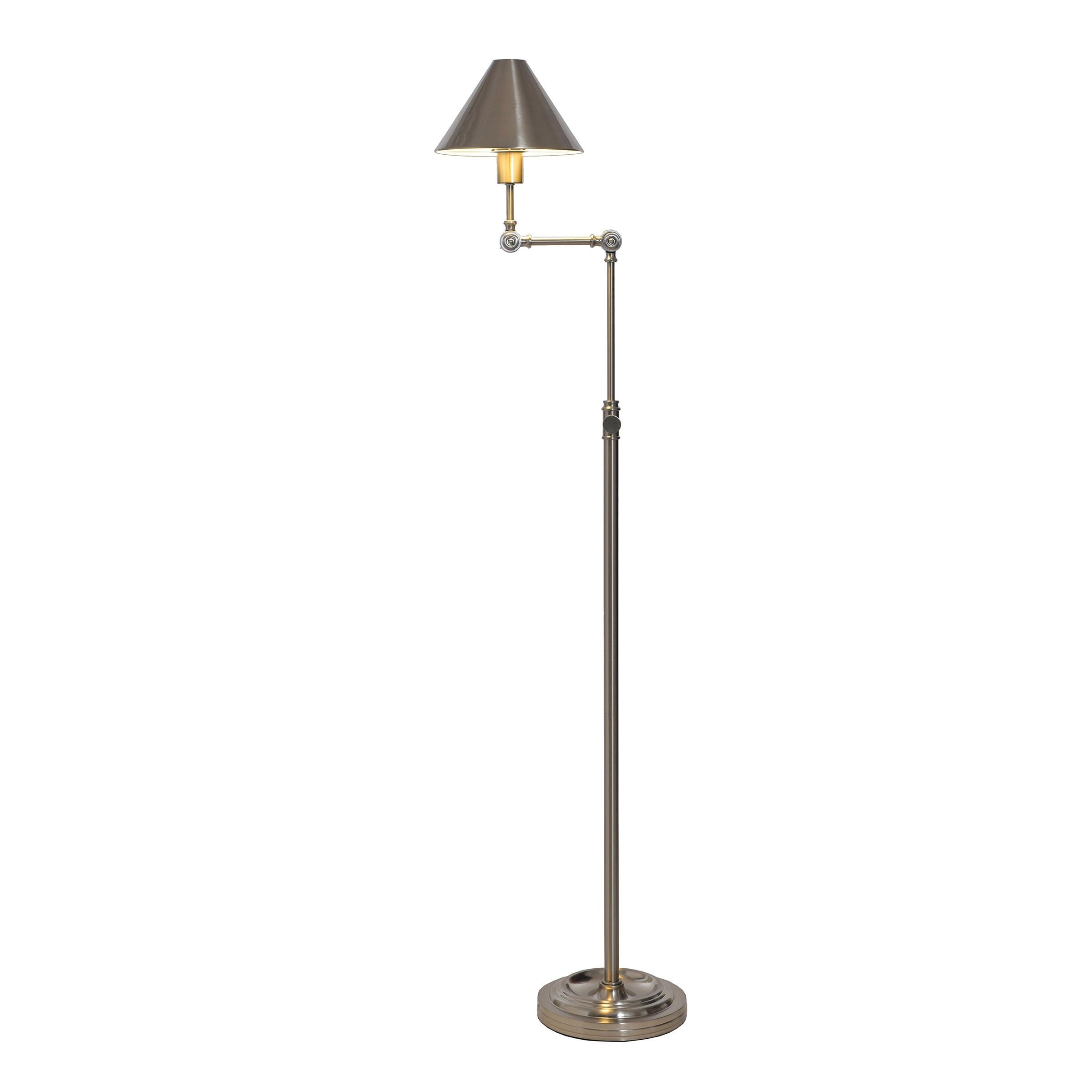 Harp Finial Arden Pivot Floor Lamp