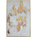 Harp Finial Gilded Echo Study Canvas Wall Art 54 W X 84 H