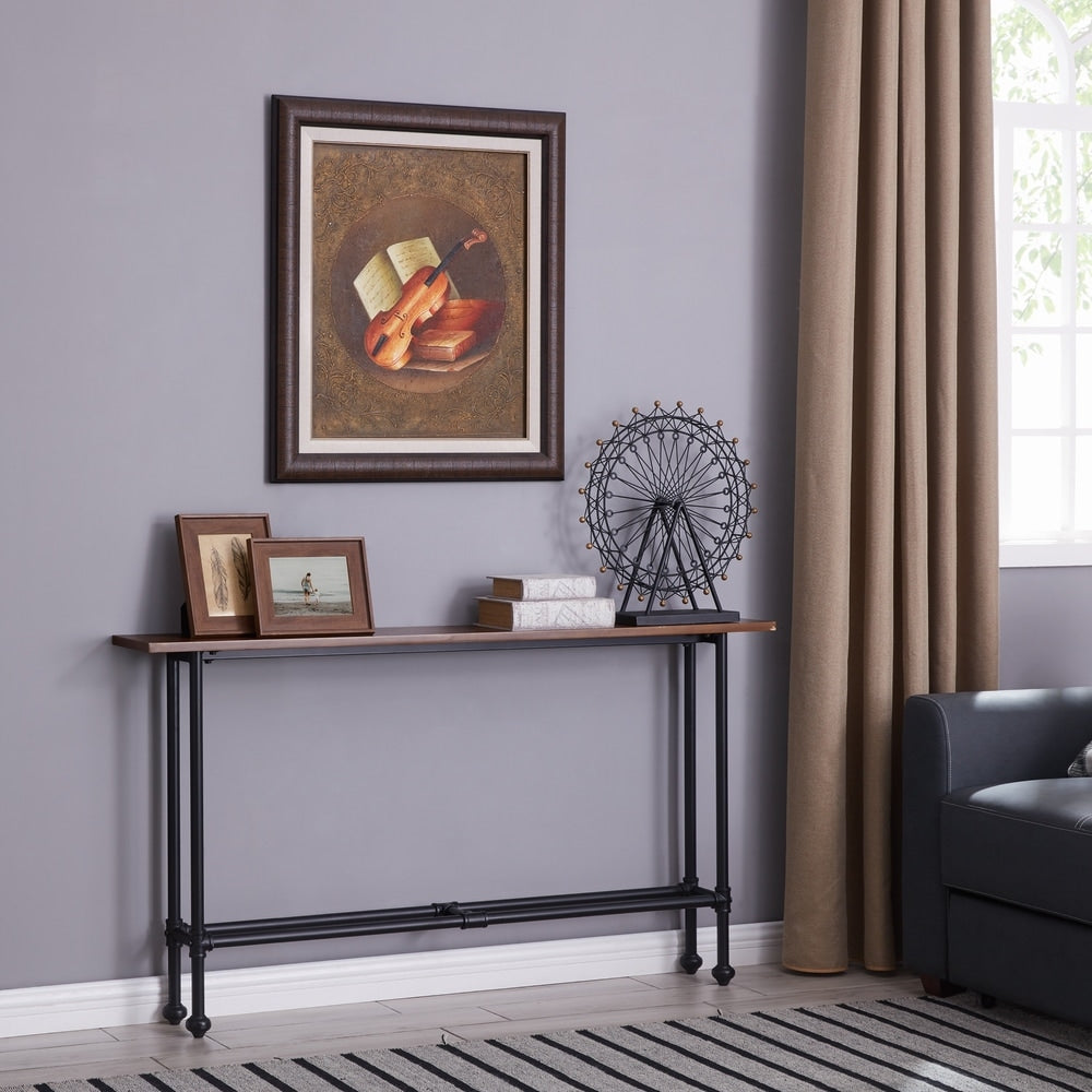 Carbon Loft Northrup Black Espresso Console Table