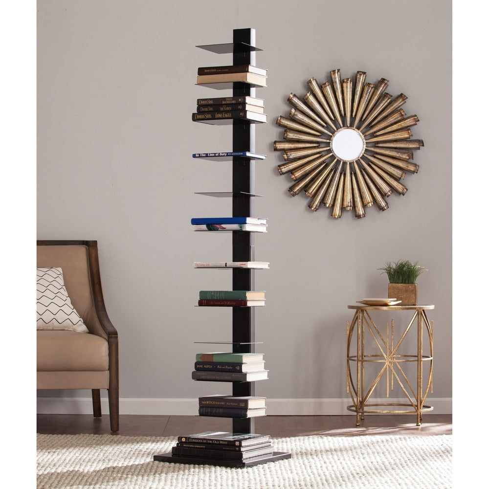 Porch Den Denargo Black Spine Tower Shelf
