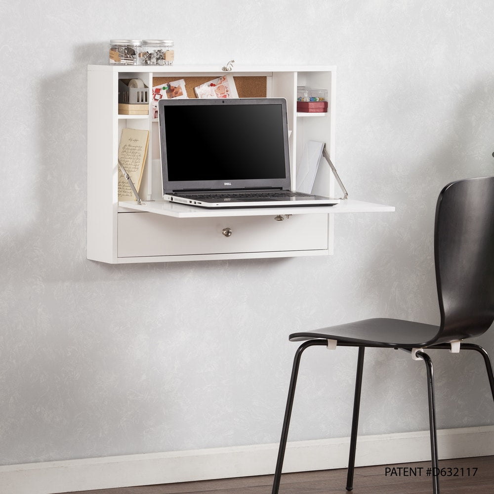 Harper Blvd Wall Mount Folding Laptop Desk