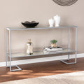 Porch Den Sampson Black Glam Narrow Console Table