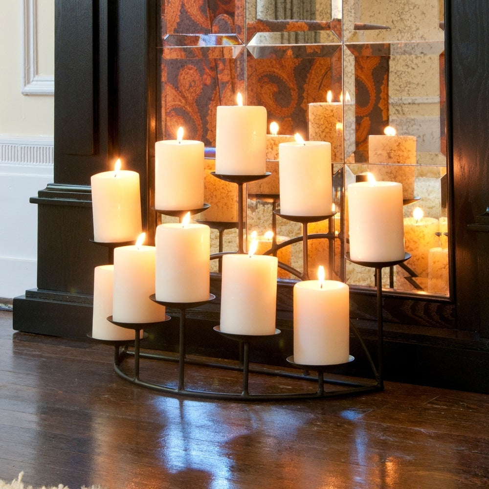Copper Grove Bugleweed 10 Candle Candelabra