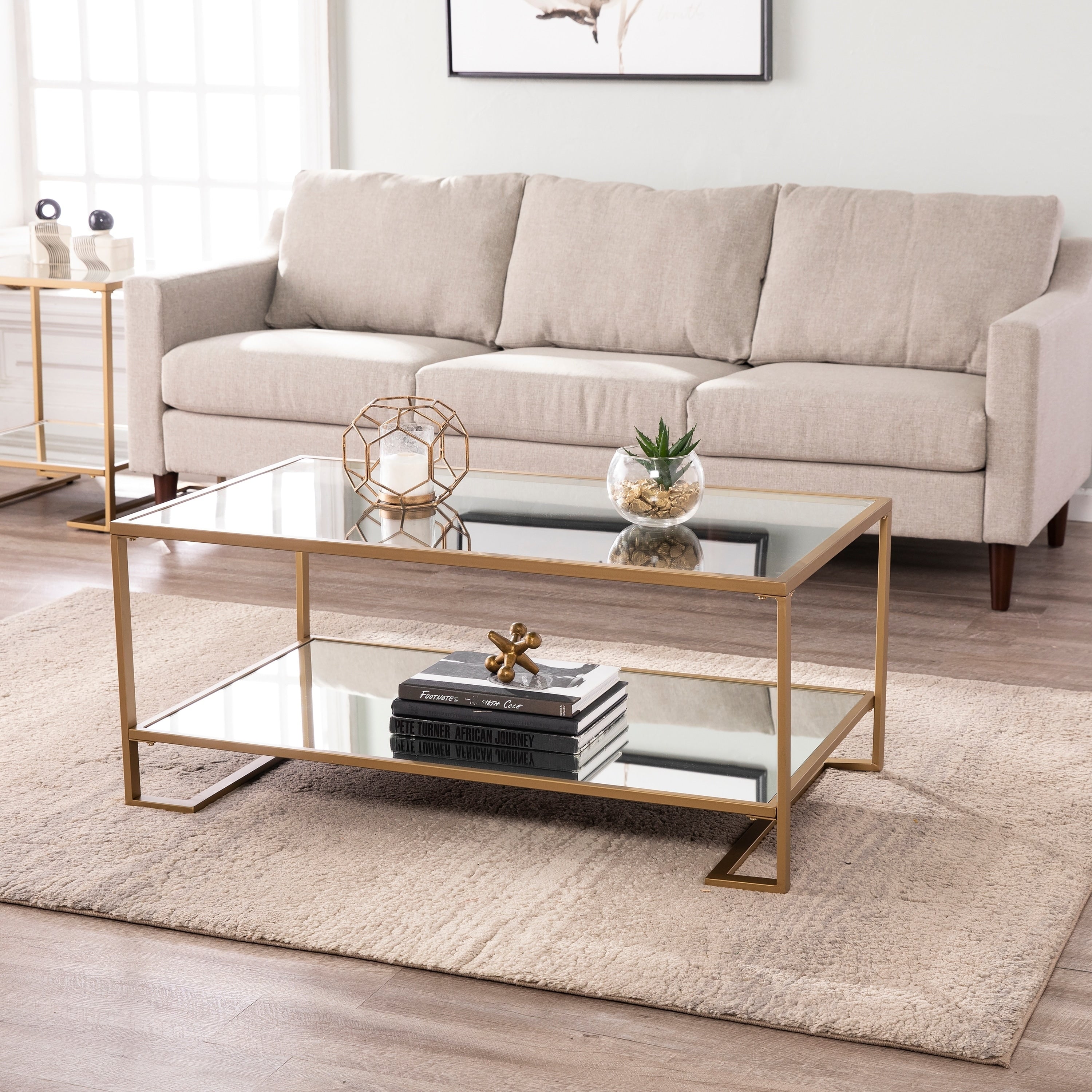 Harper Blvd Harlie Glam Gold Metal Cocktail Table