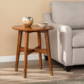 Harper Blvd Morgenstern Round Midcentury Modern End Table