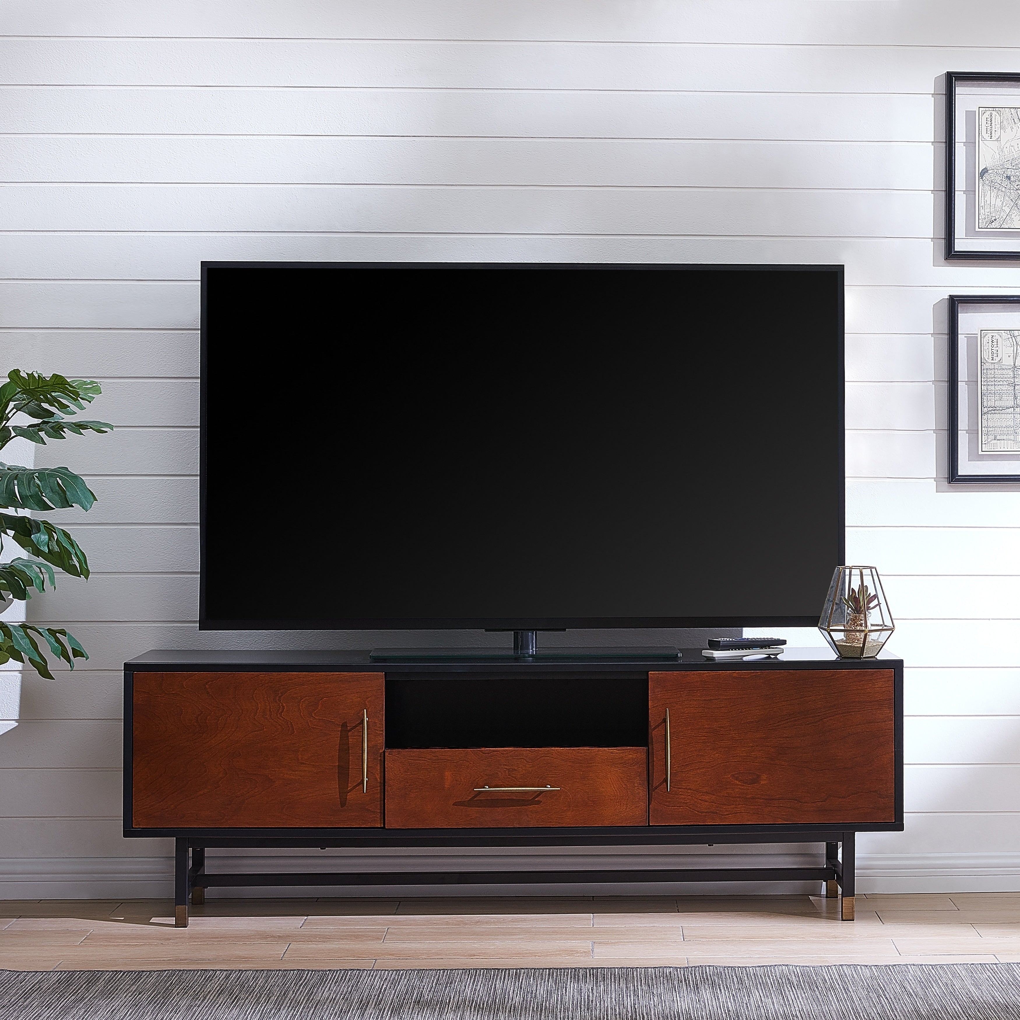 Carbon Loft Belize Mid Century Modern Media Console