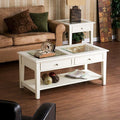 Copper Grove Matthiola White Cocktail Display Table