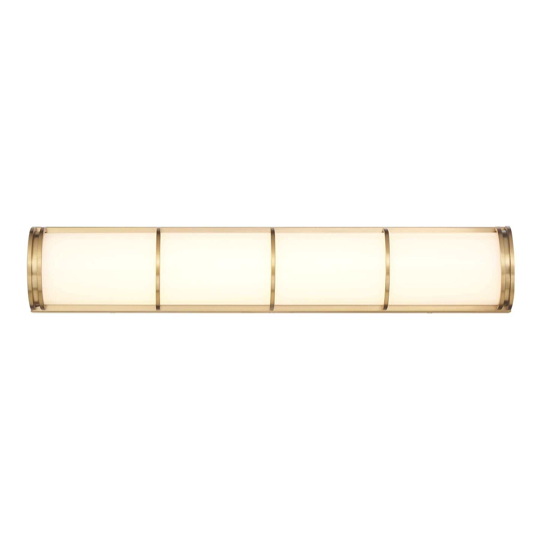 Harper Led Bathroom Vanity Light In Warm Brass