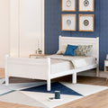 Harper Bright Designs Wood Twin Sleigh Bed With Headboard And Footboard