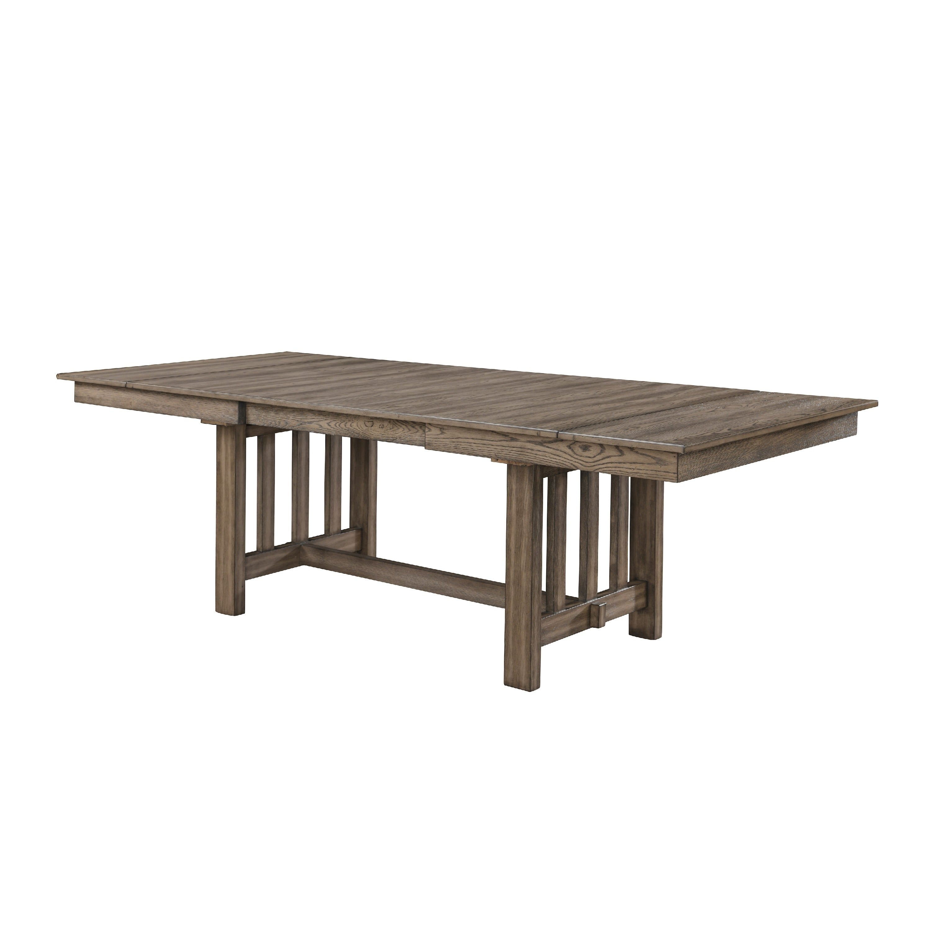 Harris Extendable Dining Table 66 94 Inch Top Walnut Brown Wood