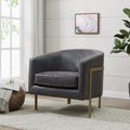 Harrod Bonded Leather Accent Chair