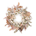 Harvest Foliage And Blossom Wreath 24 D
