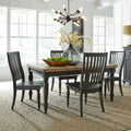 Harvest Home Chalkboard 5 Piece Rectangular Table Set