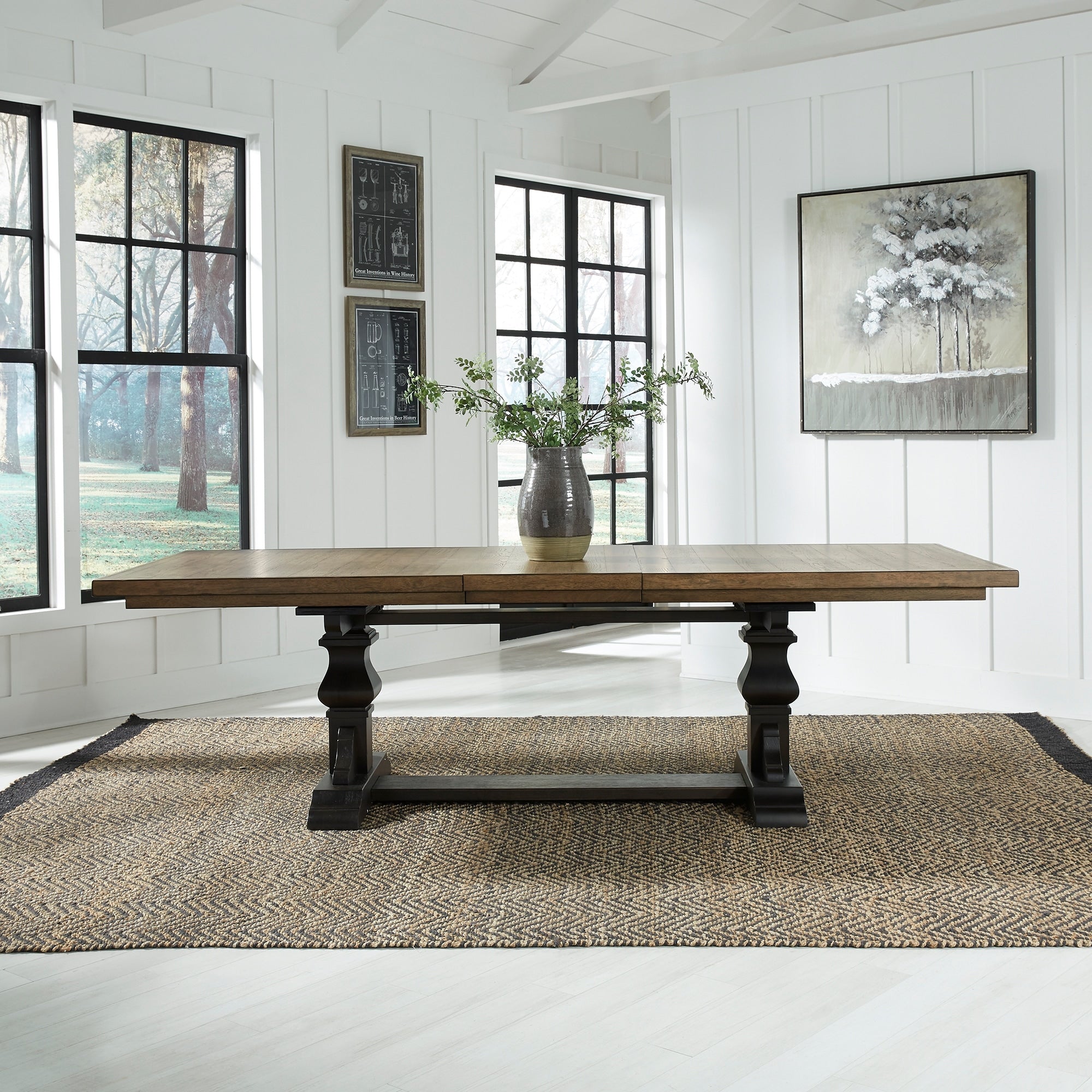 Harvest Home Chalkboard Trestle Table Base