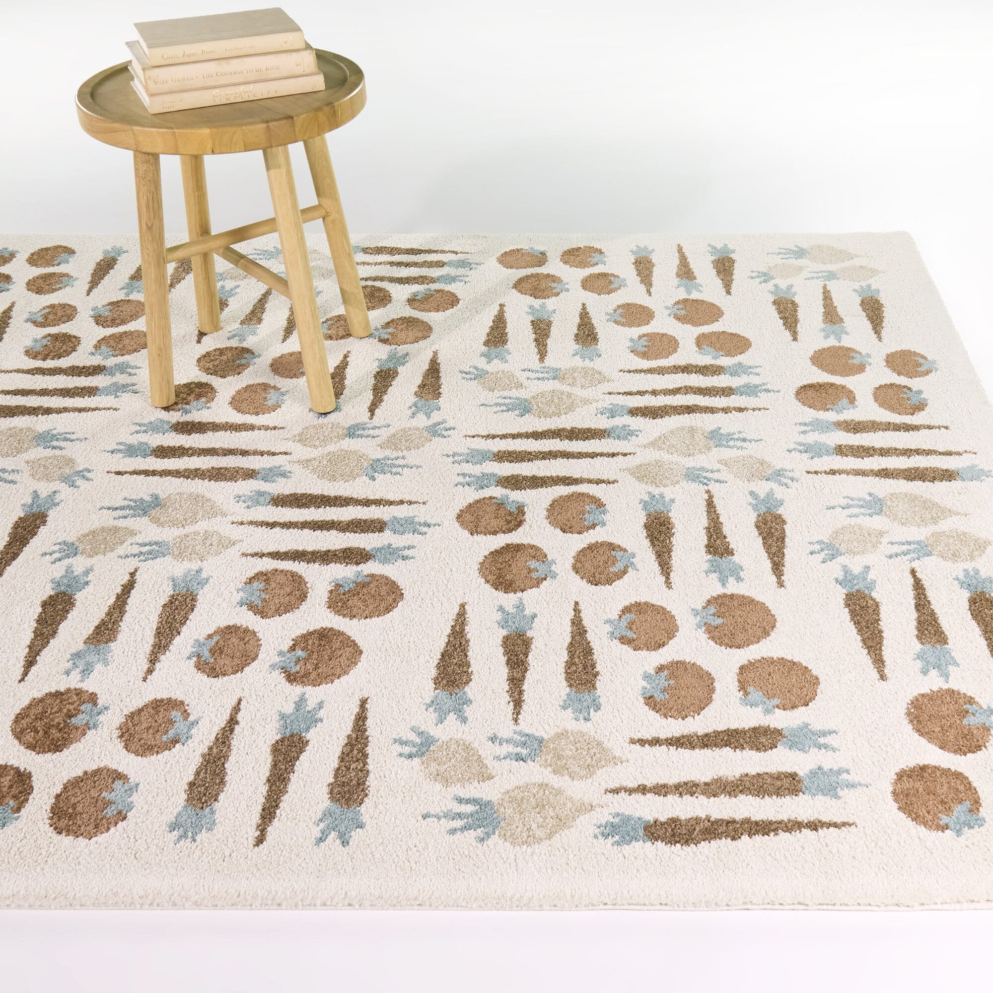 Harvest Kids Veggie Area Rug